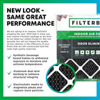 Filterbuy 12x20x1 Air Filter MERV 10 Odor & Allergy Defense with Activated Carbon (4-Pack), Electrostatic Pleated HVAC AC Furnace Filters Replacement, Made in USA (Actual Size: 11.50 x 19.50 x 0.75)