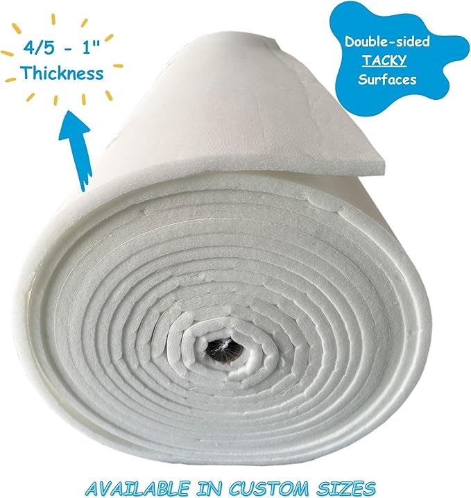Spray Booth Ceiling Filter, High-Capacity Intake Air Filter for Downdraft Booths (4/case, 36" x 60")