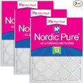 Nordic Pure 16x30x1 (Actual Size: 15 3/4 x 29 11/16 x 3/4) Tru Mini Pleat MERV 13 AC Furnace Air Filters – 2.5X More Media for Longer-Lasting, High-Efficiency Filtration - 3 Pack
