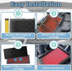 30 PPI Sponge Filter, Foam Filter Replacement, Universal Air Filter Sheet,Size 24" x 12" x 3/8", Perfect for Cutting and Fitting Purifier, Aquarium, Fish Tank, Air Conditioner