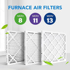 LotFancy 16x16x1 Air Filter MERV 11 6-Pack, Electrostatic Pleated AC Furnace Air Filter, Captures Dust, Smog & Pet Dander, Actual Size: 15.75"x15.75"x0.75"