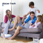 GLACIER FRESH Water Pitcher Filter Replacement for LS Home Dispenser and Pitcher Systems, Reduces Chlorine Taste and Odor, 2 Membrane Micro and 4 Activated Carbon + Ion Exchange Filter