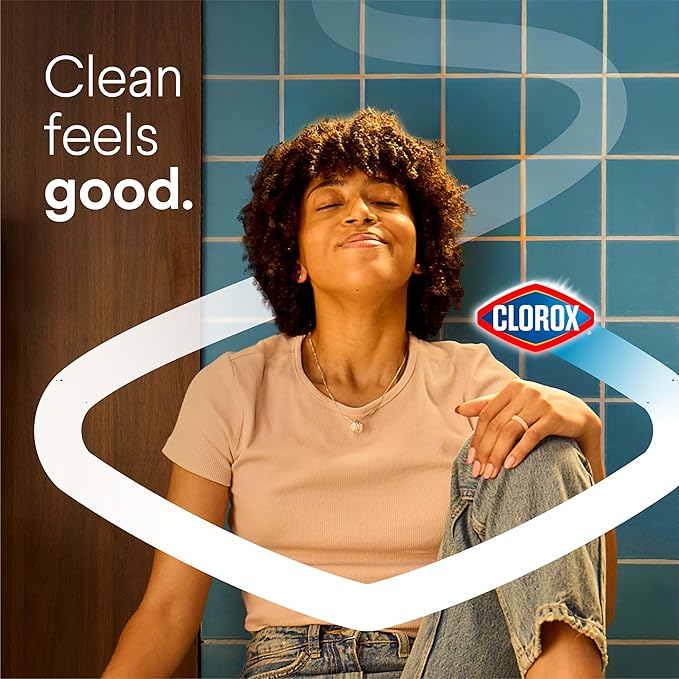 Clorox ToiletWand Toilet Bowl Cleaner- Toilet Brush, Storage Caddy and 6 Disinfecting Refill Heads