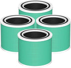Core 200S Toxin Absorber Replacement Filter compatible with LEVOIT Core 200S and Core 200S-P Smart WiFi Air Purifier , 3-in-1 H13 True HEPA Activated Carbon Filter, Core 200S-RF-TX, Green, 4 Pack