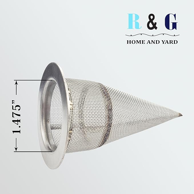 2 PCS-Cone-Type Stainless Steel Spark Arrestor 1.625” fit Honda CRF230 CRF250L CRF450 Kawasaki KLX125 KLX230 KLX230R KX450F KLR650 Yamaha TTR125 TT250 YZF426 SSR 125TR FMF Powercore 4 Can-Am Outlander