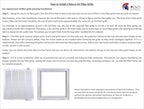 Venti Air 24" X 18" Steel Return Air Filter Grille - Removable Face/Door for 1 inch Filters - HVAC Duct Cover Grill (2-3 Business Day Delivery) [Outer Dimension: 26.5"W X 20.5" H]