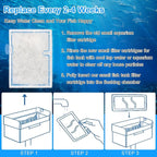 10 Pack Small Filter Cartridges Compatible with Aqueon, Fish Tank Filters Cartridge Replacement for Minibow Aquarium Filters Size 1/2.5/5 Gallon and QuietFlow E Internal Power Filter Size 10