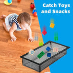 Floor Vent Screen Net, Air Vent Filter Mesh for Home Floor, Floor Register Cover Traps Catches Coin, Toys, Pet Food and Hair, Keeps Duct Cleaning - with Spreader Frame 4 Pack, 2x14 Inch