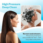 ShowerEnvy 5.0 Filtered Shower Head – 15-Stage Water Softener with Vitamin C & E for Healthy Skin & Hair – High Pressure, Hard Water Purifier – Cartridge Included