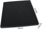 Aquarium Filter Bio Sponge Pad, Foam Sponges Filter Media, Cut fit it Filter Accessories for Fish Tanks and Ponds (18"x18"x1.6" (50PPI) 1 Pack)