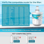 ICEPURE Alkaline DA29-00003G Refrigerator Water Filter Replacement for Samsung DA29-00003A, DA29-00003B, Aqua-Pure Plus, HAFCU1, FMS-1 WSS-1 WF289 RFG237AARS RS22HDHPNSR RSG257AARS, Enhances PH, 4Pack