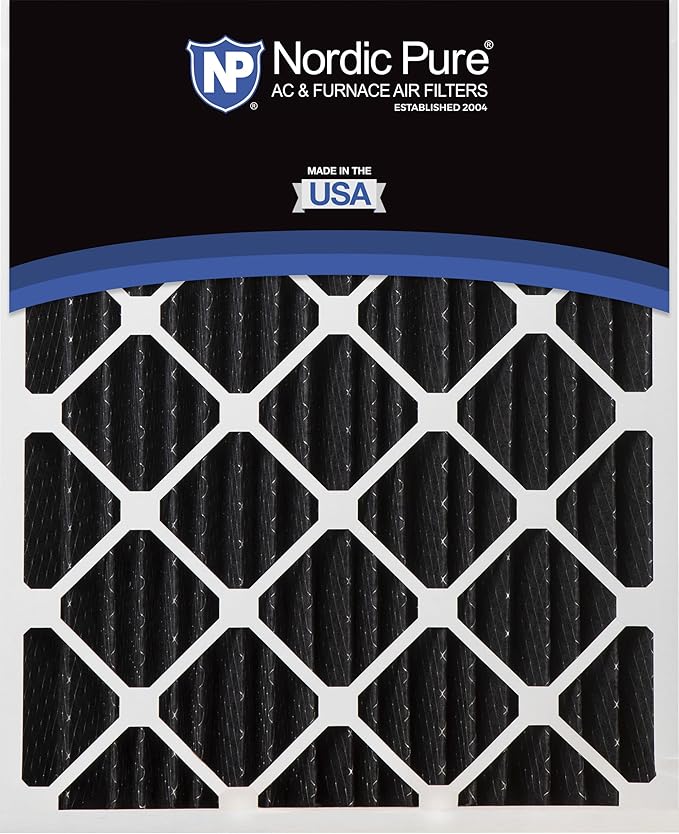 Nordic Pure 20x25x5 (Actual Size: 19 7/8 x 24 7/8 x 4 3/8) Honeywell/Lennox Replacement Odor Reduction Merv 8 Filter 1 PK