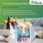 20x20x1 Air Filters | AirPurete AP-3M20201 HVAC AC Furnace Air Filters | Actual Size: 19.50" x 19.50" x 0.75" | MERV 8, MPR 600 (Pack of 6)
