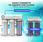 Aquatic Life Color Changing Deionization DI Resin for Hydroponic Reverse Osmosis Water Filter System RO Filtration Unit, Double Canister