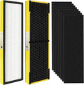 【Upgraded】FLT4825 HEPA Filter B Pet Replacement Compatible with G-Guardian Air Purifier AC4825 AC4825E AC4300 AC4800 AC4900 AC4850,2 True H13 HEPA with Activated Carbon Filter+8 Pre-Filters,#FLT4825