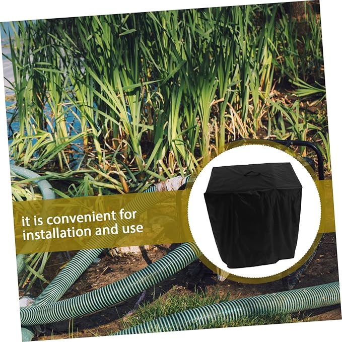 GANAZONO Waterproof Garden Pump Cover for Pool Pond Sand Pump Cover Outdoor Protection for Winter Use Replacement