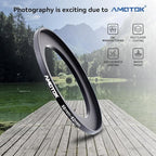 55mm Lens to 62mm Camera Lens Adapter,55mm to 62mm Filter Step-up Ring Adapter Ring,Compatible All 62mm Filter Accessory