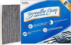 Spearhead Odor Defense Breathe Easy AC & Heater Cabin Filter | Fits 2015-19 Sonata Non-Hybrid, 2017-19 Cadenza Like OEM | Up to 25% Longer Lasting w/Activated Carbon (BE-151)