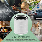 AP301 AP302 HEPA filter Replacement, ONLY for Dayette AP301 AP302 Air Purifier, NOT FOR AP401 AP402 Air Purifiers