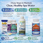 Waters Choice Complete Hot Tub Chemicals 3-Month Starter Kit-All-in-One Water Clarifier, Chemical-Free Spa Kit for Easy Water Care in Hot Tubs & Jacuzzis