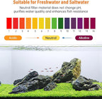 hygger Aquarium Activated Carbon, Premium Natural Coconut Shell Activated Charcoal for Freshwater and Saltwater, Fish Tank Filter Media, Water Purification Carbon (45.8 oz with Fine Mesh Bag)