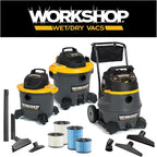 WORKSHOP Wet/Dry Vacs Vacuum Filters WS13045F2 HEPA Media Filter For Shop Vacuum Cleaner (2pk - HEPA Media Filter For Wet/Dry Vacuum Cleaner) Fits WORKSHOP 3-Gallon to 4.5-Gallon Shop Vacuum Cleaners