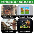 Copper Mesh Screen - 11.8" x 39.4", 40 Mesh, Dense Filter, 99.9% Pure Copper Fabric DIY Kit for Window Protection