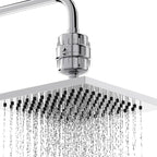 Shower Head Filter For Hard Water 20 Stages to Remove Chlorine Fluoride Water Softener Coconut Shell Activated Carbon Reduces Dry Itchy Skin Heavy Metals Other Sediments Vitamin C Aqua Earth