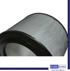 PUREBURG 24000 Replacement Filter Set Compatible with Honeywell 50250-S & Kaz 50255 50255-HD Air Purifiers,H13 HEPA Activated Carbon Pre-Filters Air Clean Dust VOCs