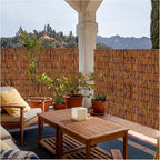 Fence Privacy Screen Natural Reed Fencing Decorative Fence for Backyard Garden Patio Pool Apartment Balcony Outdoor Wall Divider Privacy Screen