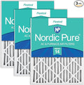 Nordic Pure 25x25x2 (Actual Size: 24 1/2 x 24 1/2 x 1 3/4) Pleated MERV 14 Air Filters 3 Pack