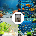 16 Pcs Aquarium Filter Media Bags with Plastic Zipper, Fish Tank Fine Mesh Bags for Activated Charcoal Aquarium, Reusable Aquarium Accessories for Ceramic Rings, Volcano Rock(4inx6in Black, White)