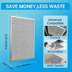 UBeesize 14x24x1 Reusable Electrostatic Air Filter HVAC AC Furnace Filter,MERV 8,Washable, Lasts a Lifetime,Permanent Air Filter,Breathe Fresher,Home And Office(Actual Size:13.38x23.38x0.82 Inch)
