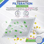 Bagean Stove Vent Filter 8x8 inch BCC024600 Compatible with Ventline Range Hood Filter Replacement for Kitchen Exhaust Fan - Aluminum Screen Blocks Grease & Filters Over Oven Air (1-Pack)