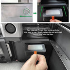 Yunseity 3D Printer Air Filter, High Efficiency Particulate Air 13 and Activated Carbon Layers, Captures 99.95% Nanoparticles HCHO VOCs Odors, with Dual Filtration, for Lab X1 P1S