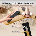 Ceiling Fan Filters for Blades, 10Pcs Activated Coconut Shell Carbon Ceiling Fan Air Purifier Pads, Easily Sticks Unscented Air Filters for Common Household Contaminants