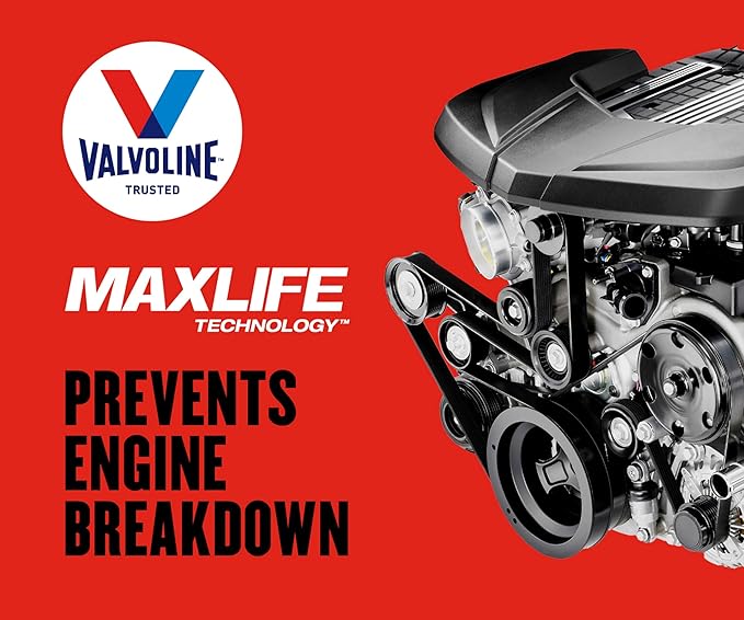 Valvoline High Mileage with MaxLife Technology 5W-30 Synthetic Blend Motor Oil 1 Quart