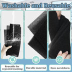 30 PPI Sponge Filter, Foam Filter Replacement, Universal Air Filter Sheet,Size 24" x 12" x 3/8", Perfect for Cutting and Fitting Purifier, Aquarium, Fish Tank, Air Conditioner