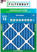 Filterbuy 30x32x2 Air Filter MERV 13 Optimal Smoke & Allergy Defense (1-Pack), Electrostatic Pleated HVAC AC Furnace Filters Replacement, Made in USA (Actual Size: 30.00 x 32.00 x 1.75)