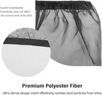 Cold Air Intake Filter Cover,Thickened Dustproof Air Filter Cover Provides Comprehensive Protection,Universal Car Accessries Air Filter Sock Fit for High Flow Cone Air Filter (Mini)