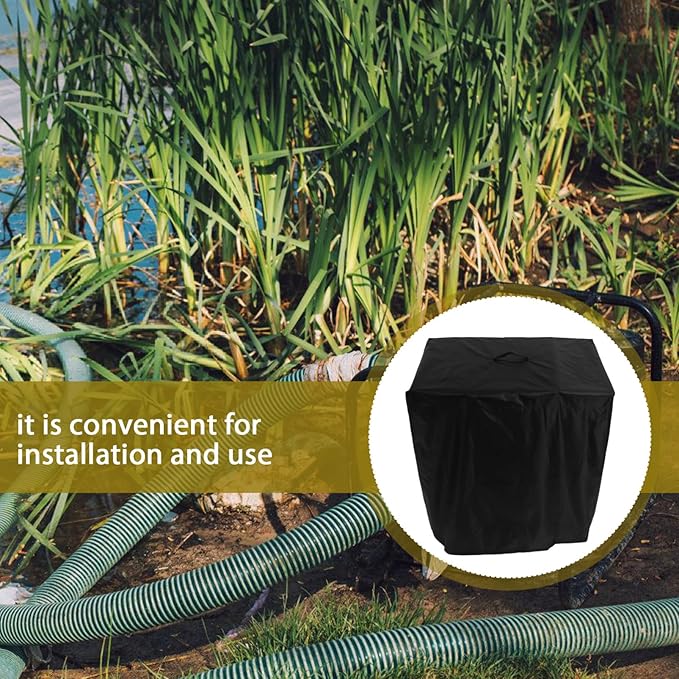 Alasum Pool Pump Cover Protective Cover for Outdoor Filter Pumps Easy Installation for Use Weather-Resistant