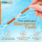 Pool and Spa Rapid Bacteria Test by Watersafe, Detects Down to 1 Bacteria/μL, including E. coli, Salmonella and More, Pack of 10