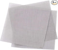 LTKJ 3pcs Stainless Steel 50 Mesh Micron True Filtration Screen Fine Wire Filter 3.94 x 3.94inch