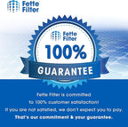 Fette Filter - Premium H13 True HEPA Replacement Filter J Compatible with GermGuardian FLT5900 for AC5900WCA & AC5900WDLX Air Purifier includes 1 Hepa 2 Activated Charcoal Filter.