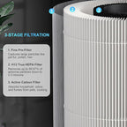 2-Pack B-D02L M05 Replacement Filter, Compatible with MOOKA B-D02L/M05 and KOIOS B-D02L Air Purifier, for VEWIOR B-D02U Air Purifier, H13 True HEPA Filter