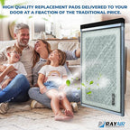 RAYAIR SUPPLY 20x20 Replacement Filter Pads Compatible with SolaceAir Air Cleaner 20x20 Refills (3 Pack) WHITE