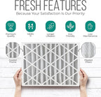 Furnace Filters 16x25x4 - HVAC Air Filter Replacement FC100A1029 Merv 11 with Homequip Easy Disposal Bag (1 Pack)