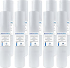 10 Micron Sediment water Filter - Whole House Water Filter Cartridge - 4.5 x 20-inch Replacement - Compatible with All Whole House Water Filter System - (20 X 4.5, 10 Count)