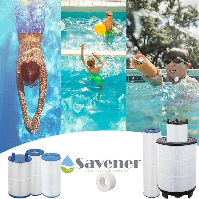 S7M120 System 3 Outer Pool Filter Compatible with 25021-0200S & 25022-0201S, Replacement for Sta-Rite System 3, SR300 Pool Filter Cartridge, 200 Sq.Ft. Filtration Area