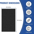 CFS – Pack of 1, Universal Cut to Fit Carbon Pre-Filter Pad Roll for Air Purifiers, Furnace Filters, & Air Conditioner Filters – Fresh & Filtered Air for Indoor – Charcoal Air Filter Sheet – 16"x48"